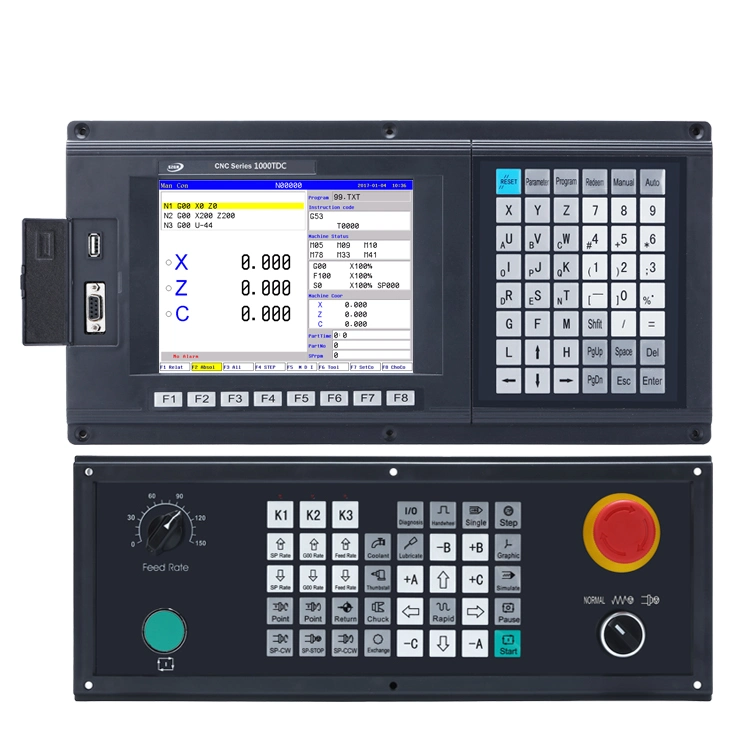 3/4/5 Axis Lathe Machine Retrofit Kit CNC Turing Controller Kit CNC Lathe Controller with High Anti-Jammingswitch Power for Lathe Machine