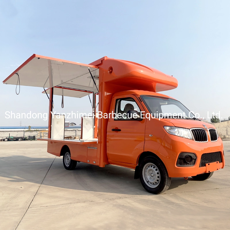 Mobile Convenient Store Taco Hot Dog Hamburger Mobile Food Truck Caravan Food Truck for Sale