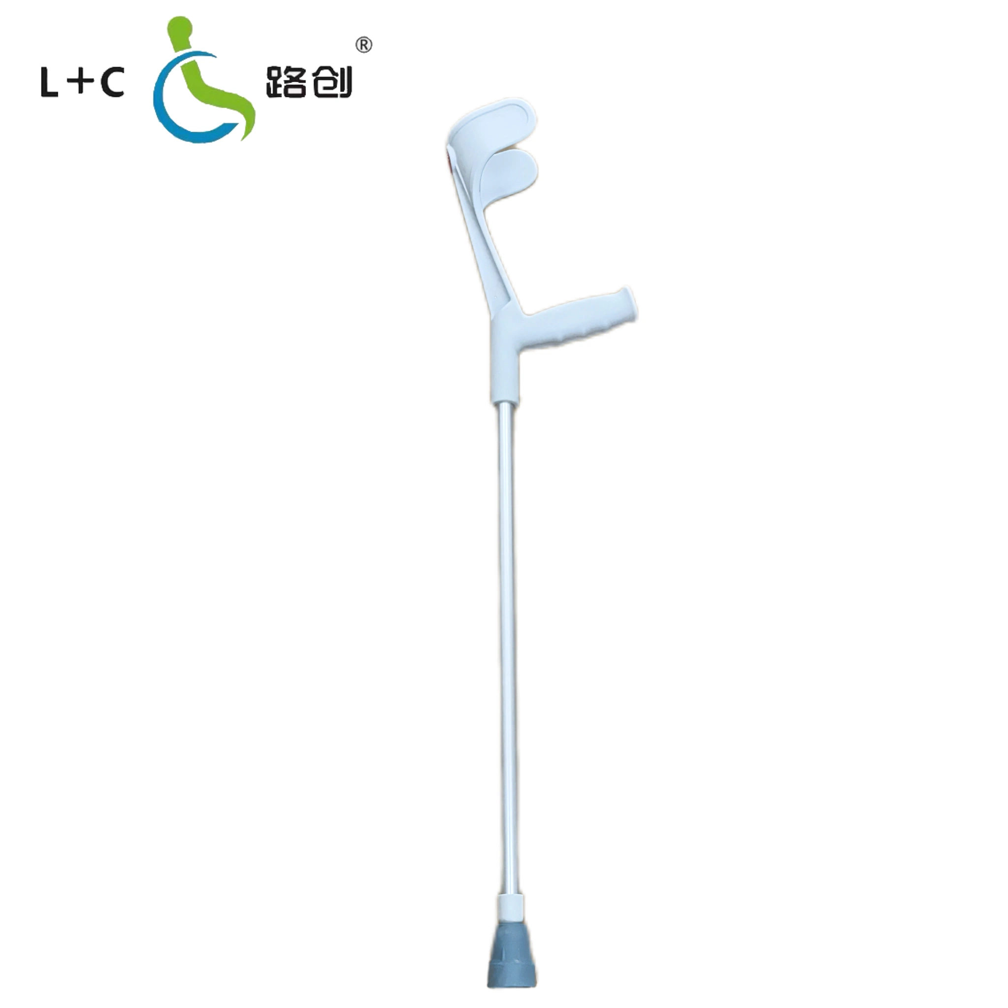 Fábrica de China High-Strength Bastón de aluminio para los ancianos y discapacitados muleta