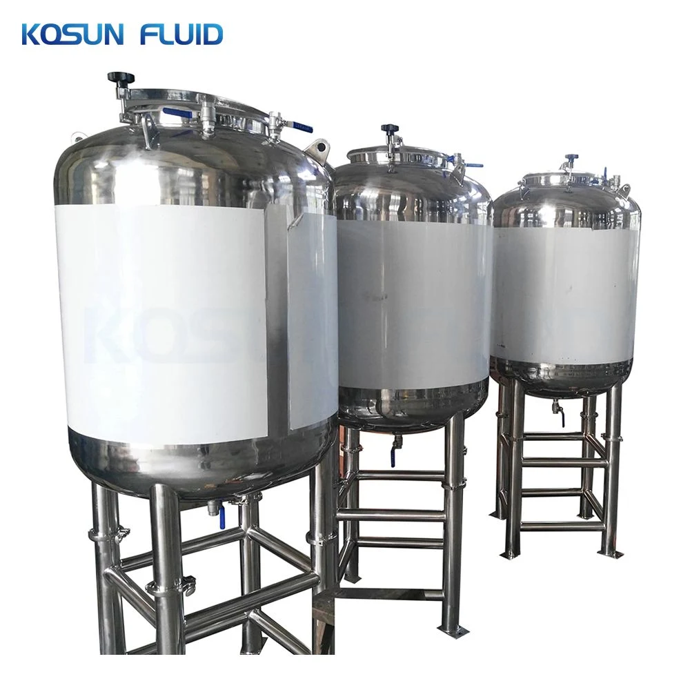 Stainless Steel Ss Vacuum Pressure Insulated Vertical and Horizontal Hot Water Ice Water Solvent Storage Tank Manufacturer