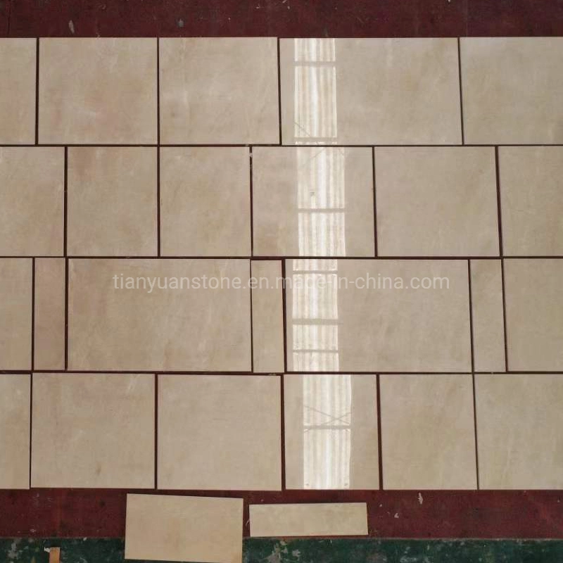 Beige Cream Marfil Marble Tiles for Pavers, Countertops, Floor Tiles