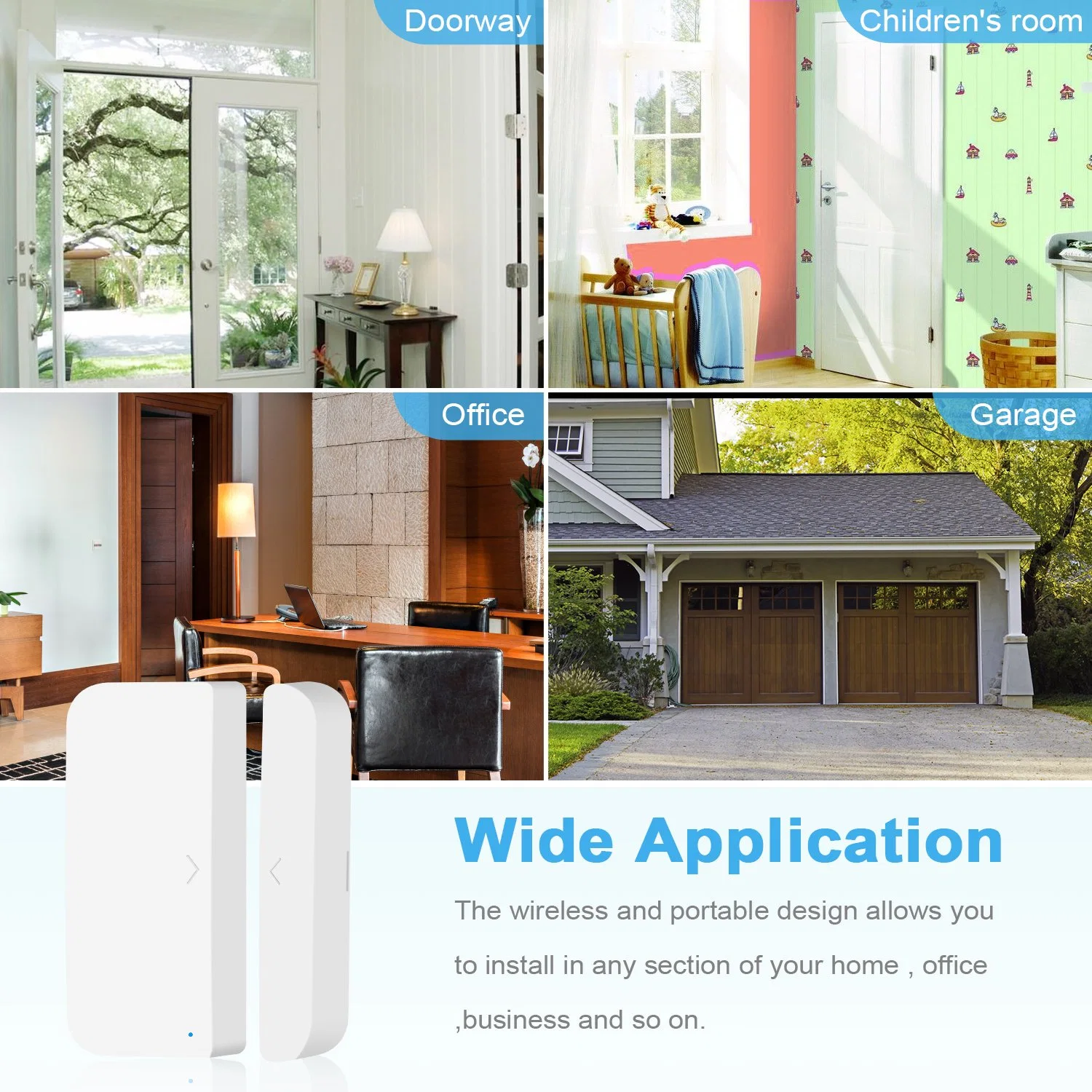 Tuya Smart WiFi Door Sensor Door Open / Closed Detectors