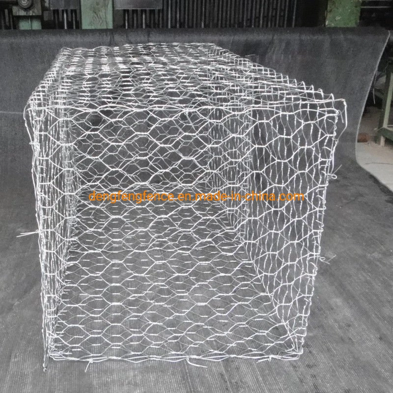 Woven Hexagonal Gabion Mesh Iron Wire Material Gabion Box for Stone Cage