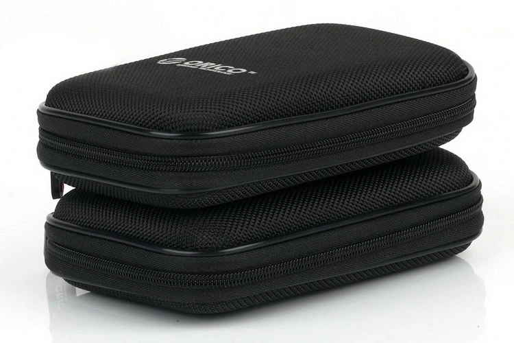 Black Hard Disk Drive Power Bank Hard Carrying EVA Case