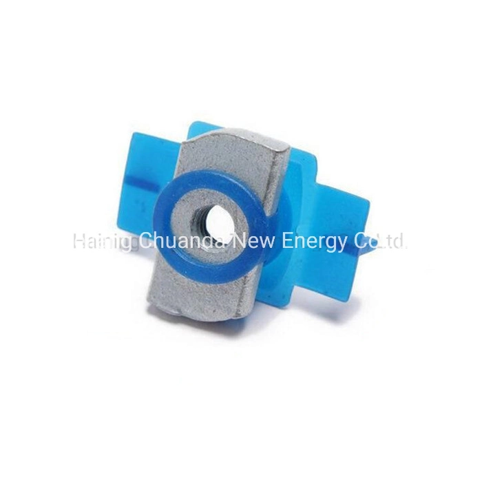 Photovoltaic Bracket Accessories Nut Galvanized Plastic Tee Nut 304 Tee Nut 316 Tee Nut Hex Nut with Plastic Kit