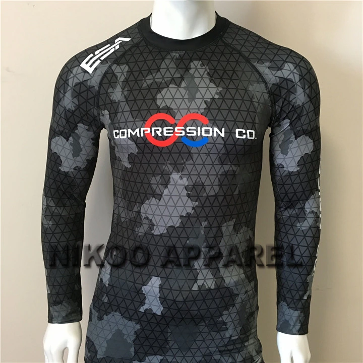 Custom Sublimation Long Sleeve Compression Shirt