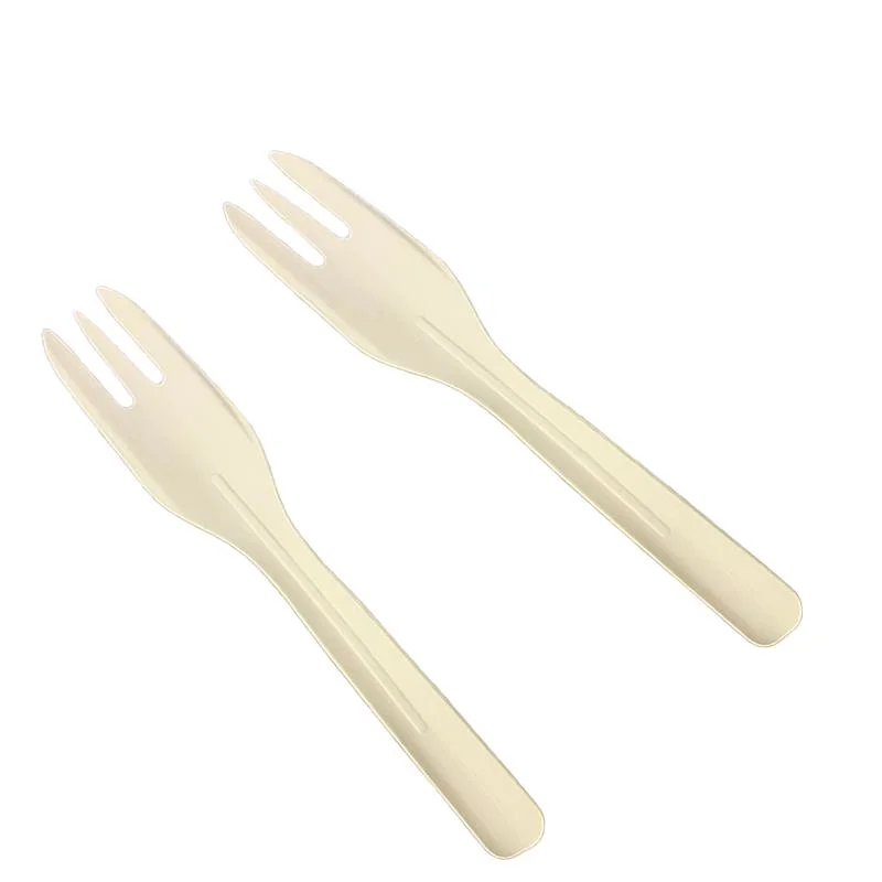 Disposable Bamboo Fork Can Be Set Tableware Package, Biodegradable Fork Spoon Set