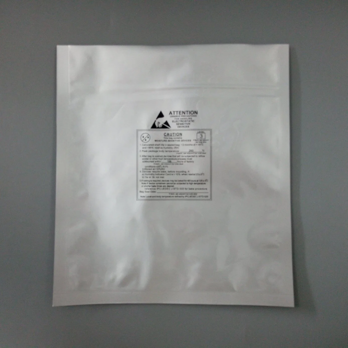 Cleanroom PCB Packaging Anti-Moister Aluminum Foil Bag