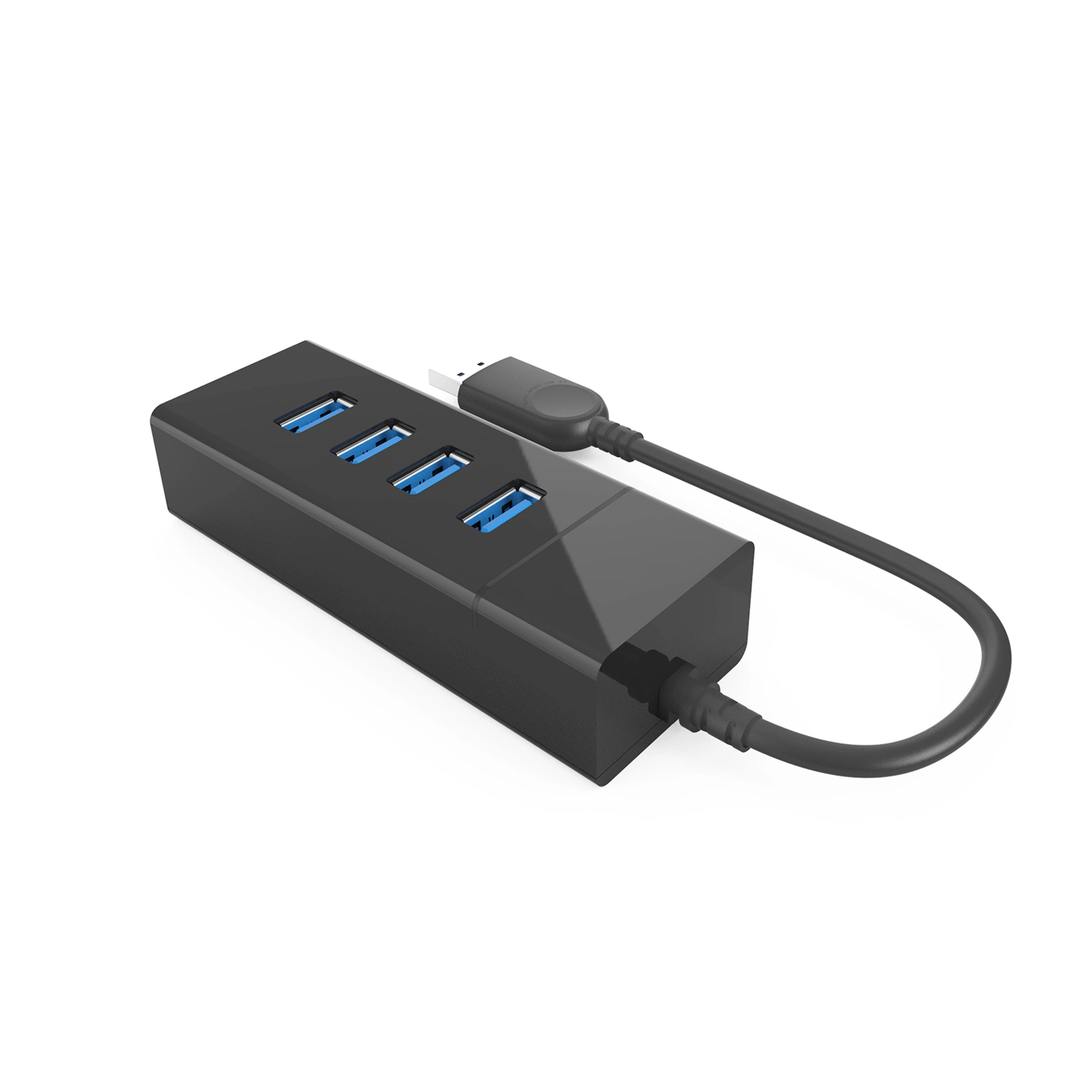 Factory Direct 4 Ports USB3.0 Hub 5gbps Portable Compact with Cable