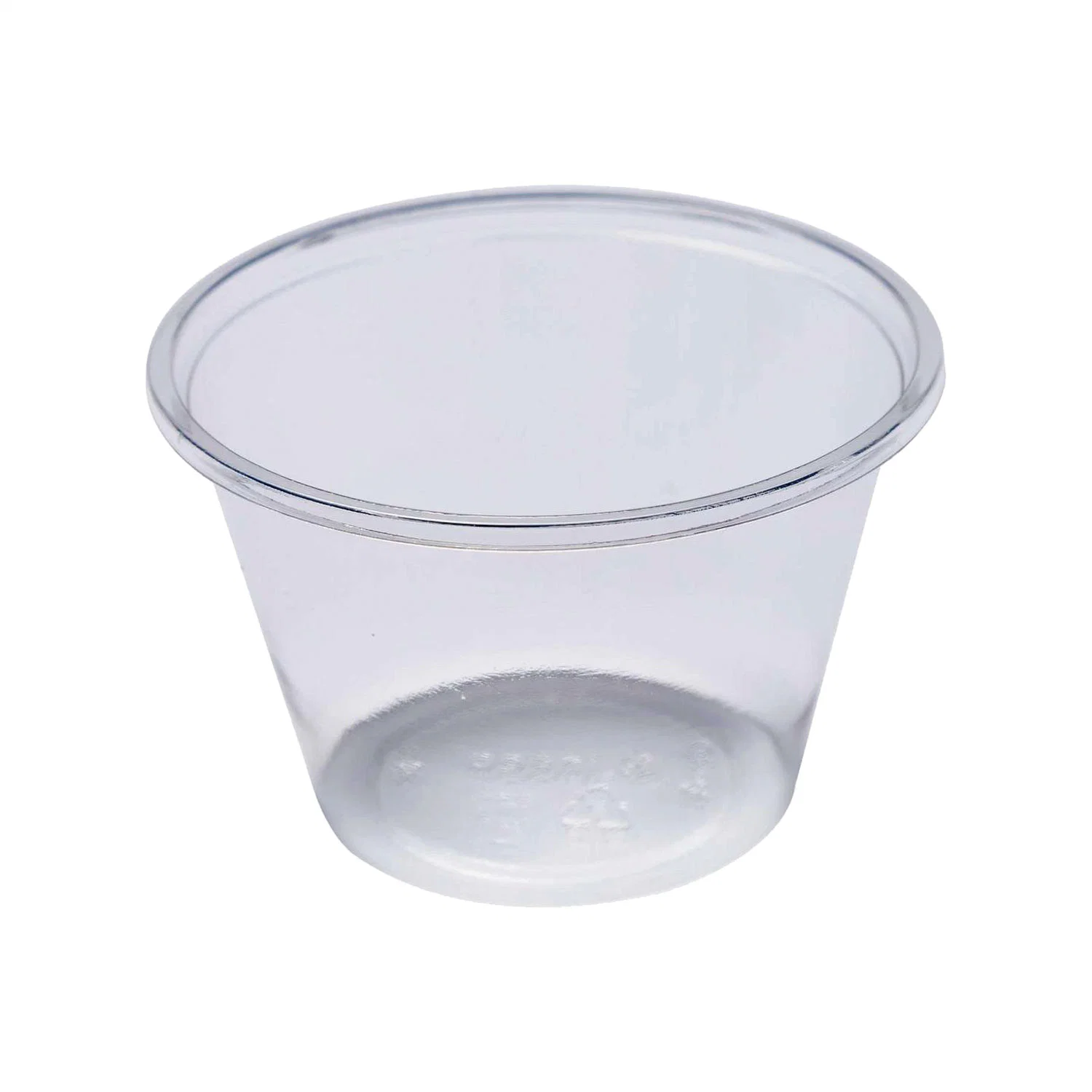 Venda por grosso PLA/porção Pet Cup/porção plástica caneca de molho de tomate/Molho para Salada com tampa