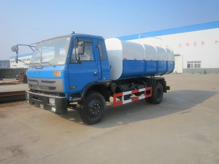 Dongfeng 10000L Side Loading Bucket Lifting Garbage Collection Truck for Sale