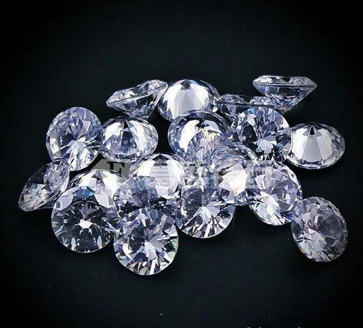 Excellent Cut Round Shape Synthetic Gemstone CZ Stone Cubic Zirconia