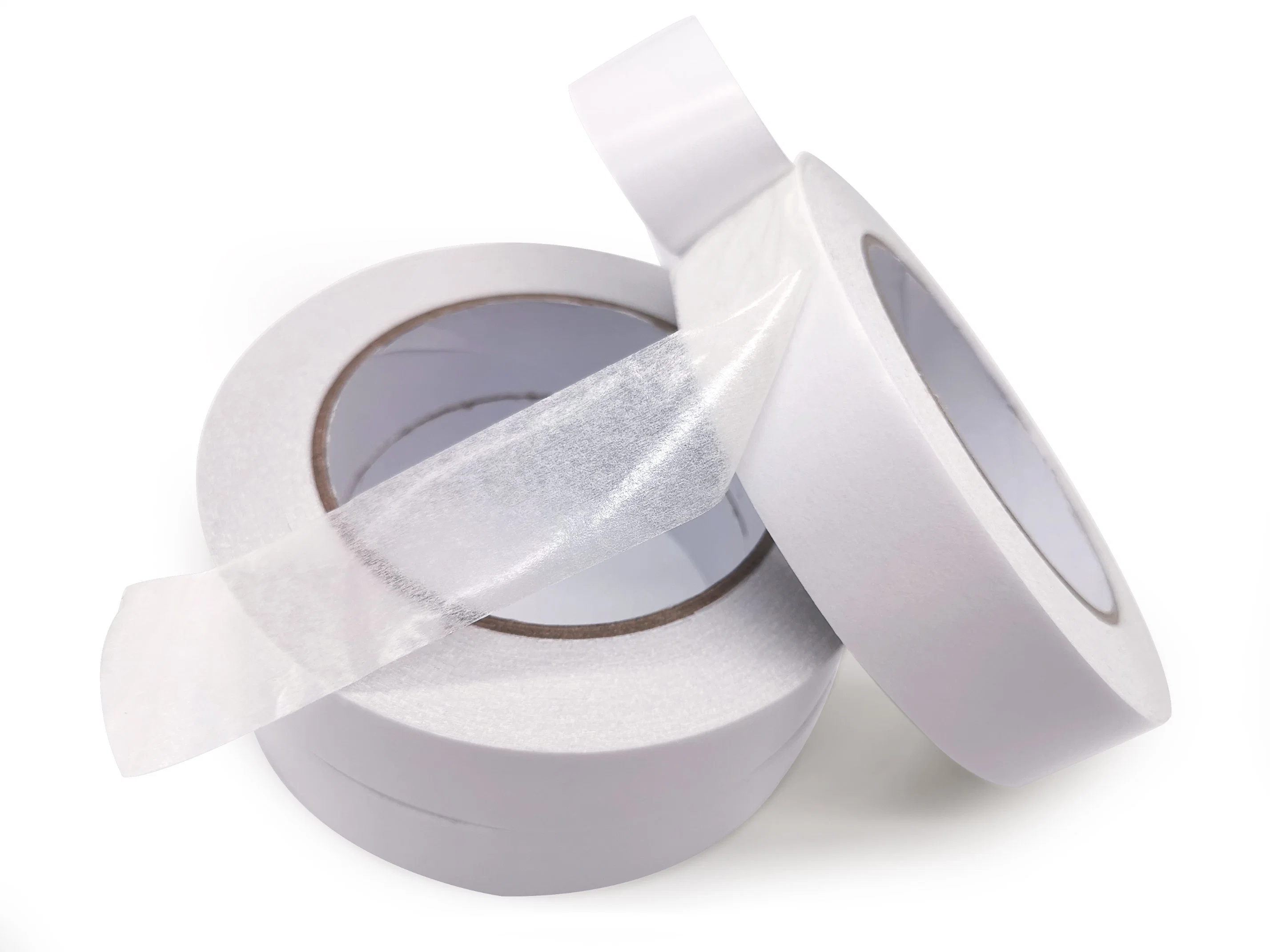 Adhesive Non Woven Double Coated Cotton Tissue Paper Tape