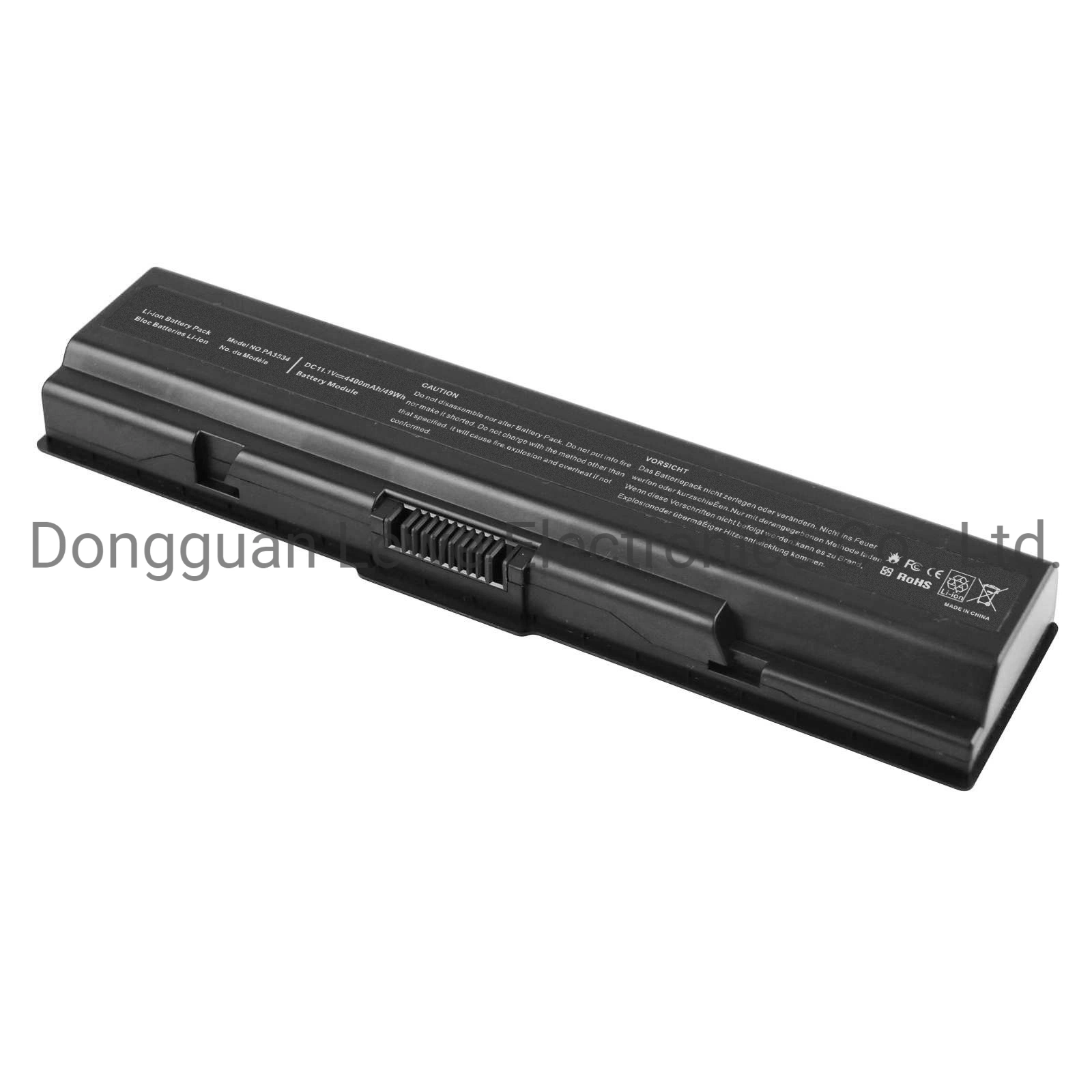 Batterie pour ordinateur portable 6 cellules Noir 11,1 V 5200 mAh PA3534 Pour les batteries d'ordinateur portable Toshiba A200 A202 A203 A205