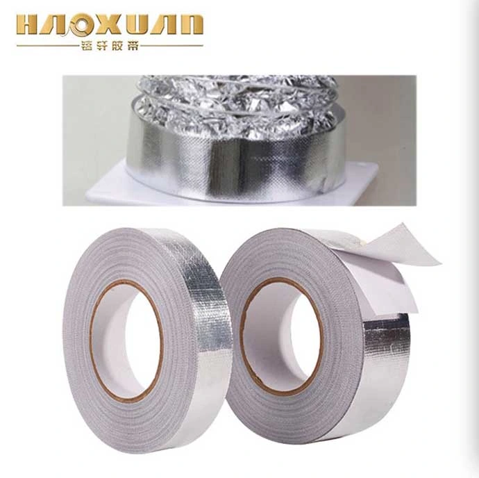 Non-Flammable Aluminum Foil Masking Washi Paper Craft Heat Resistant Exhaust Tape 0.5mm Thick