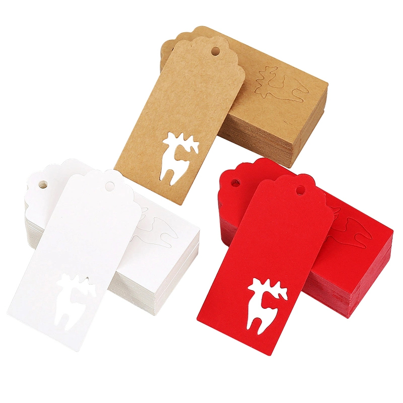 Custom Hang Tags Hangtag Papel veste OEM Tag para árvore de Natal de decoração