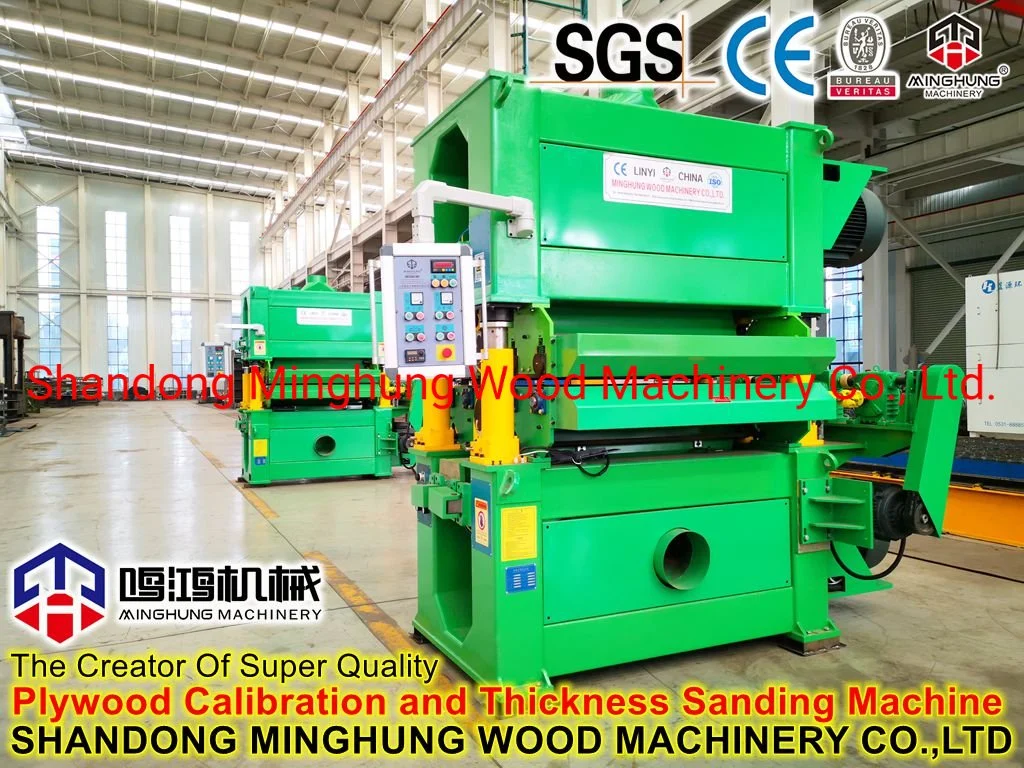 Double Sides Calibrating Machine for Sanding Plywood Thickness