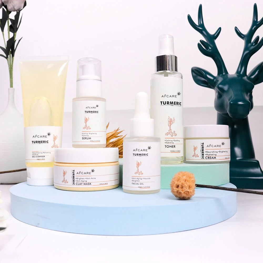 Atacadales Private Label cuidados da pele Beleza Orgânica coreano turmeric skincare set