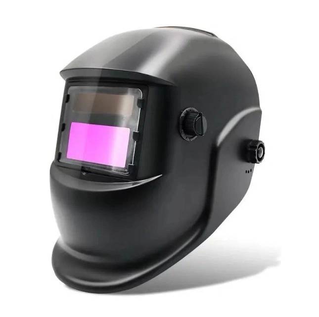 True Color Solar Powered Auto Darking Welding Helmet، مظلة عريضة لحوذة غطاء لحام