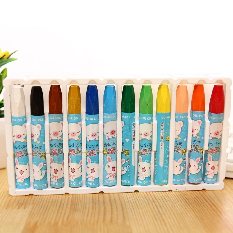 Wholesale 12 Color Cloth Velvet Doll Children's Oil Painting Stick Crayons