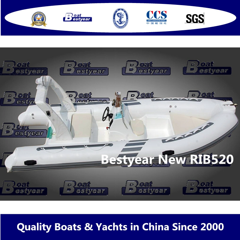 Bestyear Rigid Inflatable Boat of New Rib520