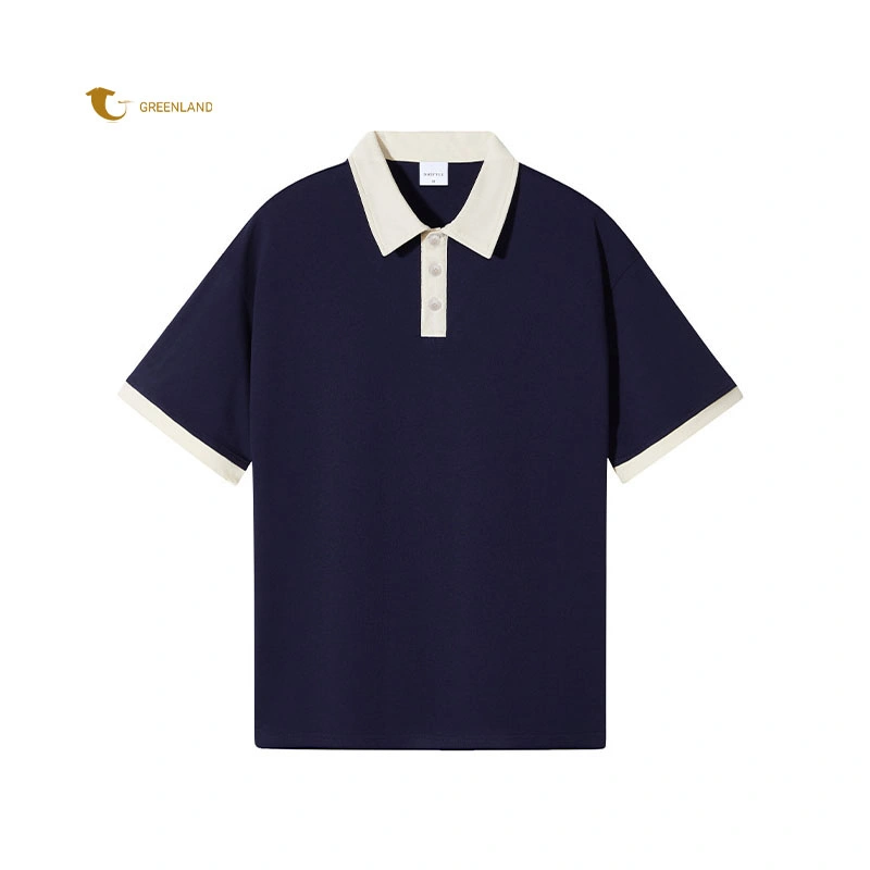 Custom Logo High quality/High cost performance Cotton Pique Short Sleeve Design Summer Polo Shirts for Men