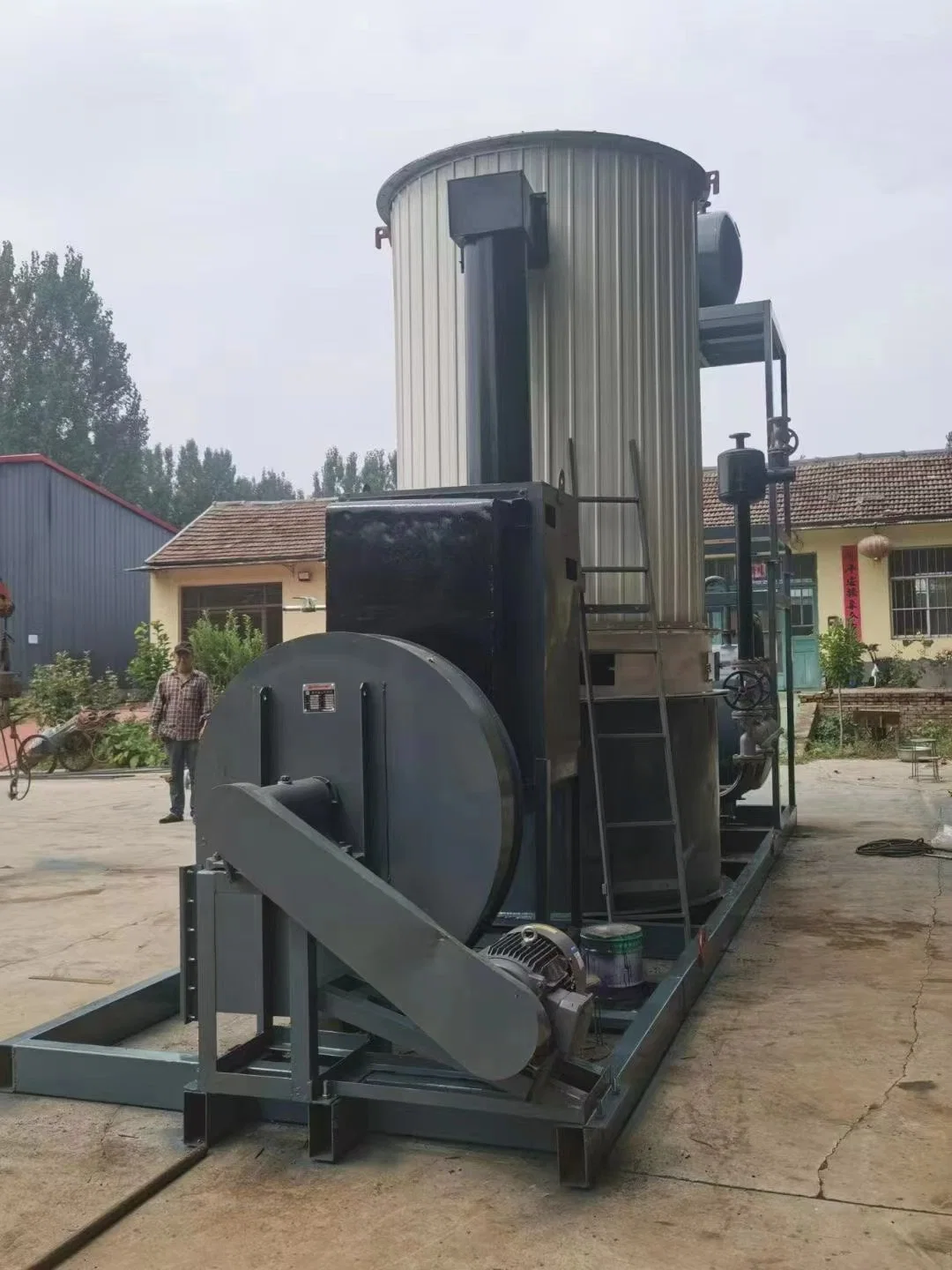 Hot Selling 500 Kw to 1400kw Coal Fired Thermal Oil Boiler Particle for Chemical Industry