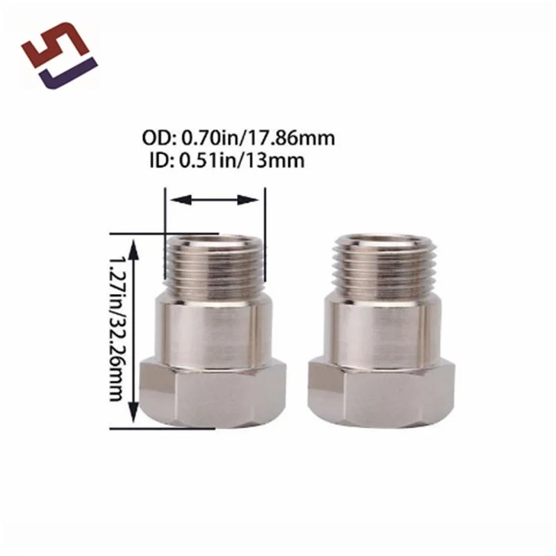 CNC Machining Parts 32mm Car Exhaust O2 Oxygen Sensor Test Pipe Extension Extender Adapter Spacer