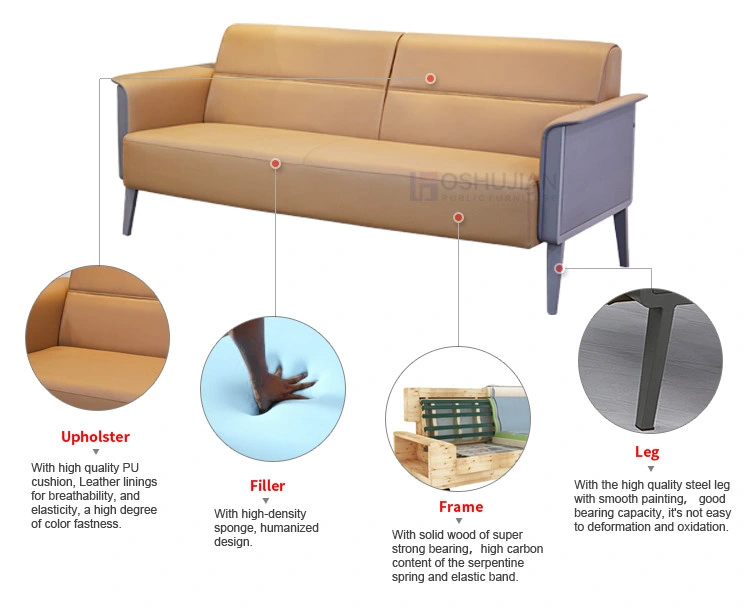 Sofá para pequeña oficina sofá para pequeña oficina sillas de recepción de mobiliario de exterior