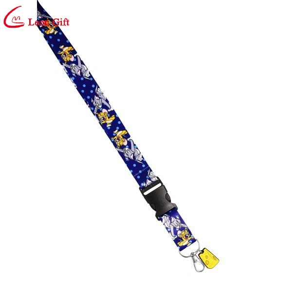 Leon China Wholesale/Supplier Custom Logo Neck Strap Polyester Woven Nylon Printing Sublimation Ribbon Heat Transfer ID Card Holder Lanyards for Promotion Gift