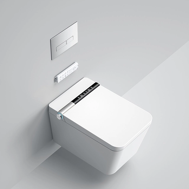 Beautiful Chaozhou Toilet Wc Ceramic Smart Intelligent Wall Hung Toilet