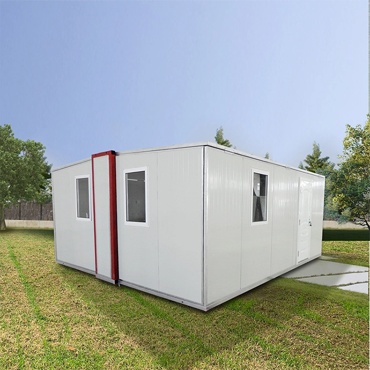 Light Steel Structure Mobile Lotus Homes / Foldable Small Modular Prefab House