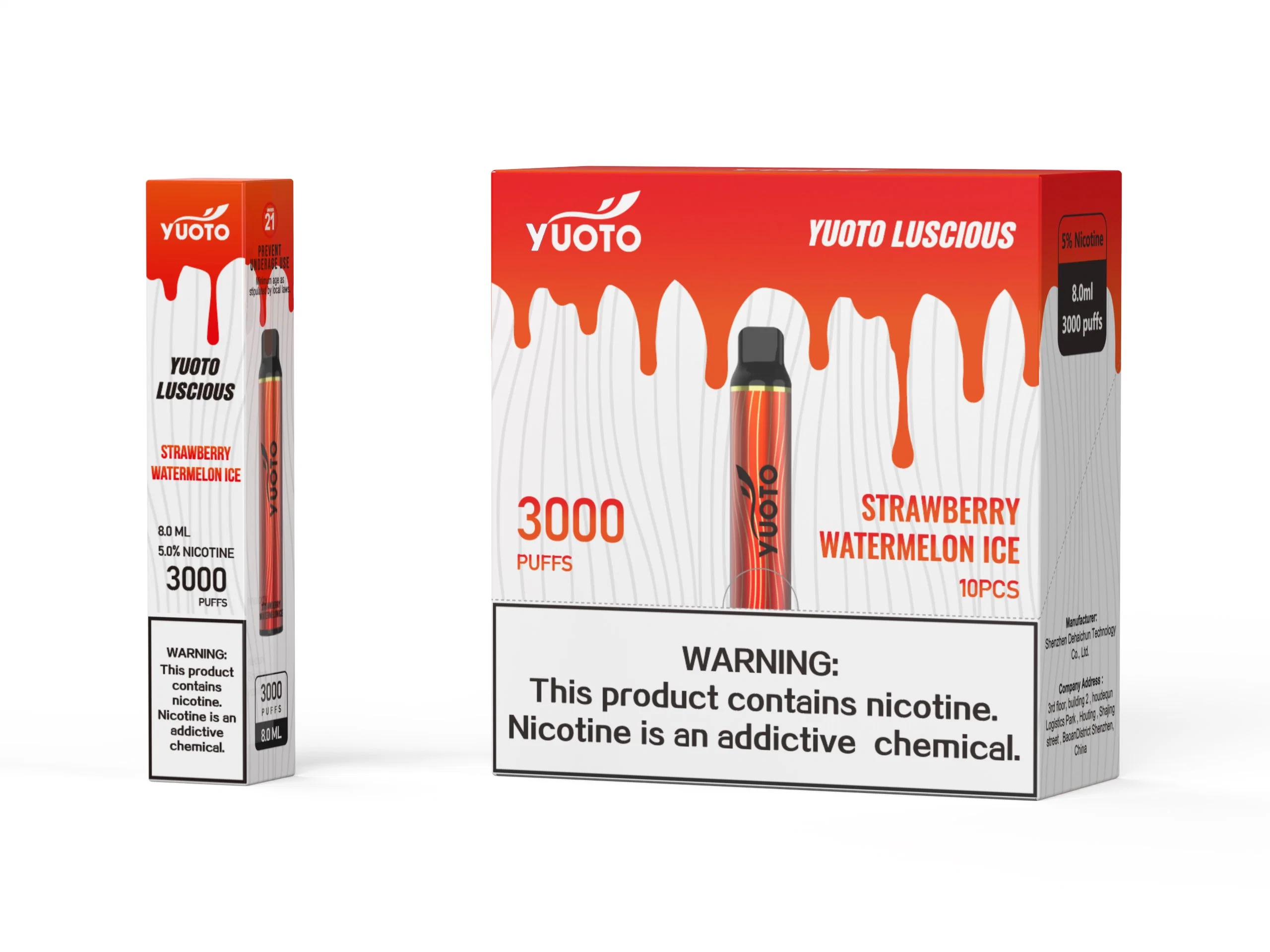 Yuoto Luscious 3000 Puffs Mango Ice Disposable/Chargeable Vape