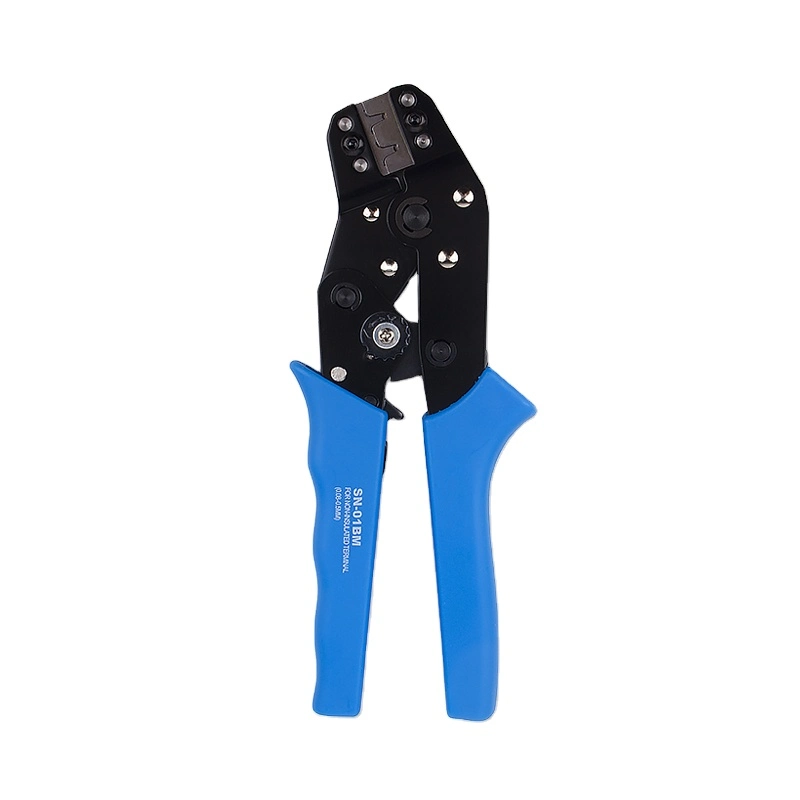 Sn-01bm 28-20 AWG Portable Adjusting Ratcheting Wire Connector Crimper Terminal Crimping Tool Pliers