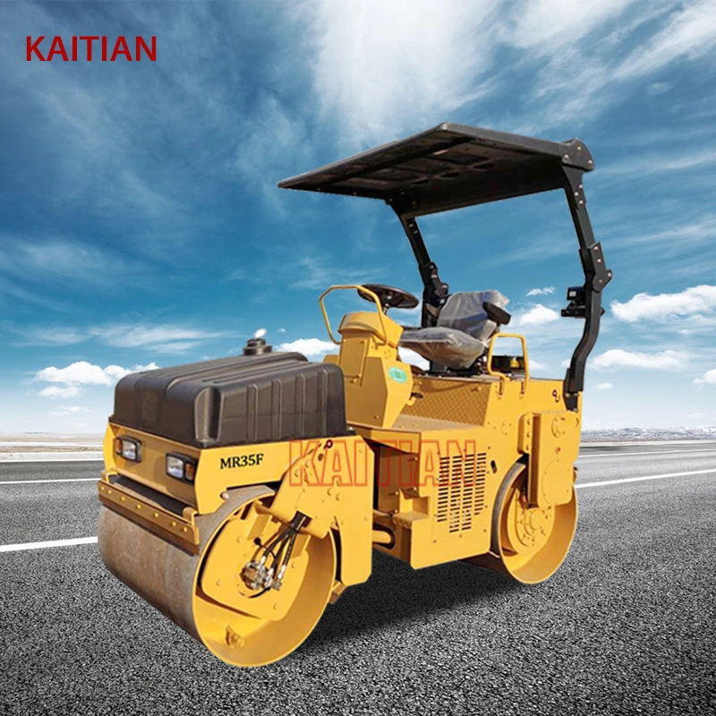 China Mini Full Hydraulic Honda Diesel Engine Vibratory Road Roller Compactor with Single Drum Cheap Price