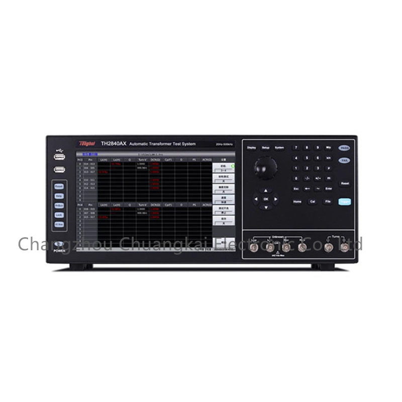 Tonghui Th2840ax Automatic Transformer Test System with 20 Test Pin by Th1806