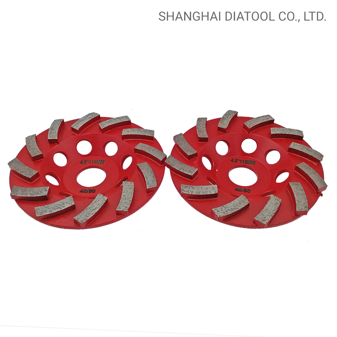 Welded Diamond Segmented Turbo Grinding Cup Wheel for Concrete