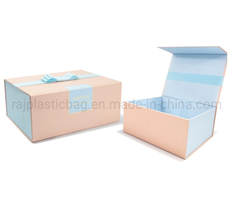 Manufacturer Supplier Custom Foldable Magnet Corrugated Packaging Watch Perfume Flower Cake Jewelry Wine Shoes Cardboard Packing Gift Folding Magnetic Box
