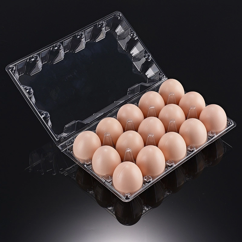 Clear Pet/PVC High Quality Plastic Material Egg Packing Box