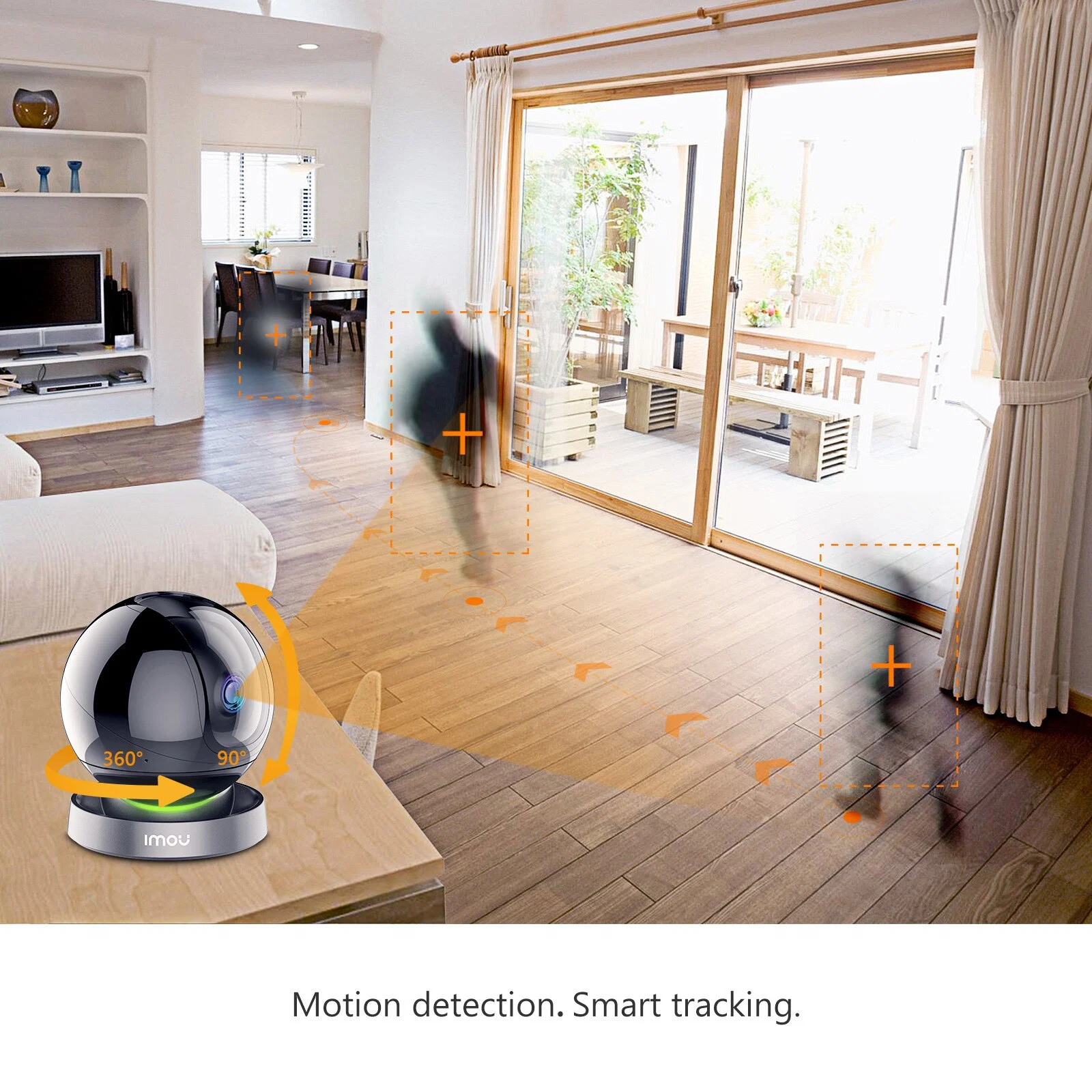 Imou Rex 4MP WiFi IP-Kamera Home Security 360 Kamera AI Human Detection Baby Phone Kamera Nachtsichtkamera PTZ-Kamera