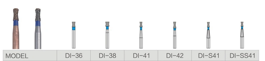 Double Inverted Types Dental Milling Burs Di-41