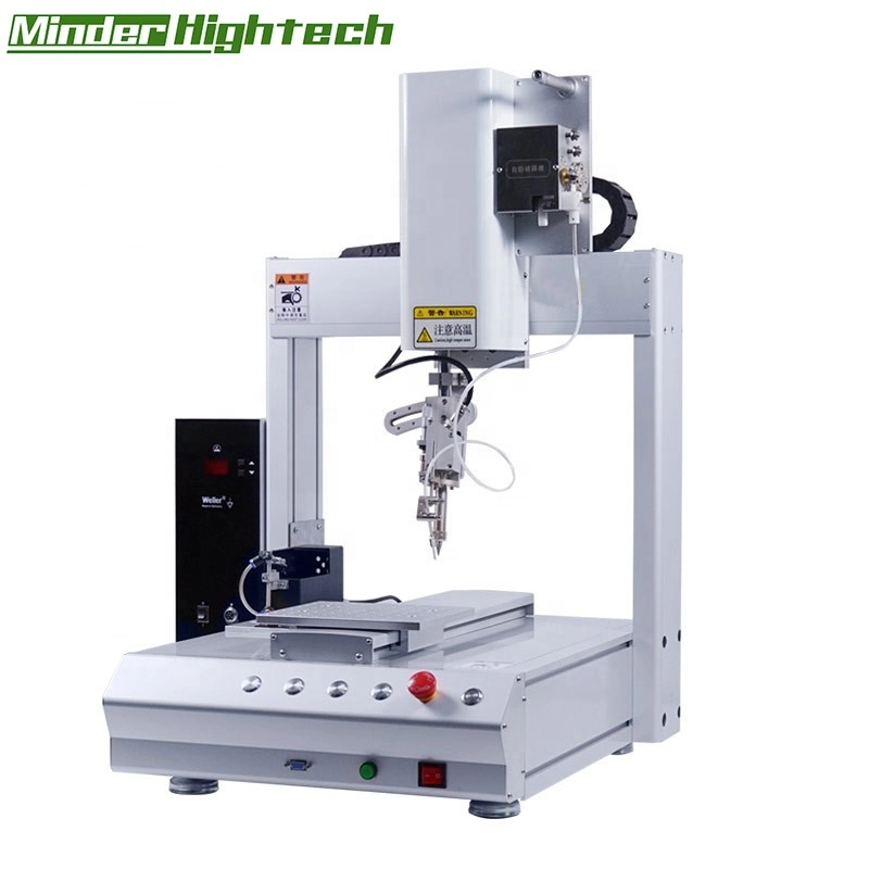 Four-Axis Single-Head Single-Station with Tip Automatic Soldering Machine Robot Kit for Wire Soldering Process