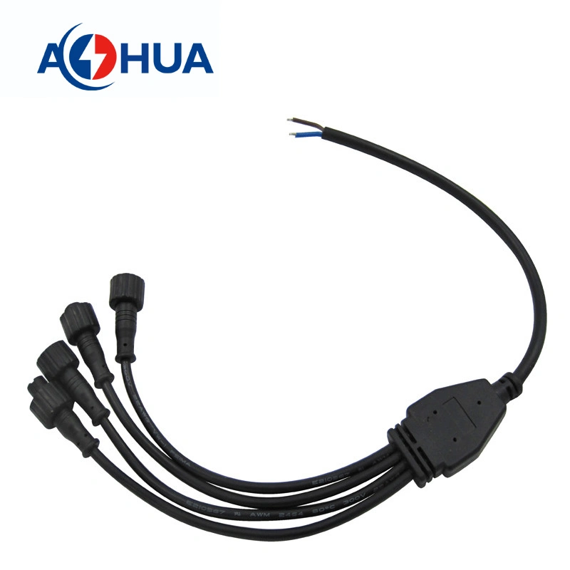 Conector do cabo à prova de água tipo Y conector divisor de 2-4 vias IP65 Cabo dividido