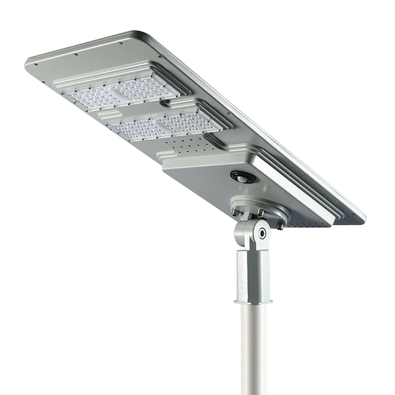 Aluminum Housing IP65 All in One Integrated Lithium Battery Solar LED Street Light 120W