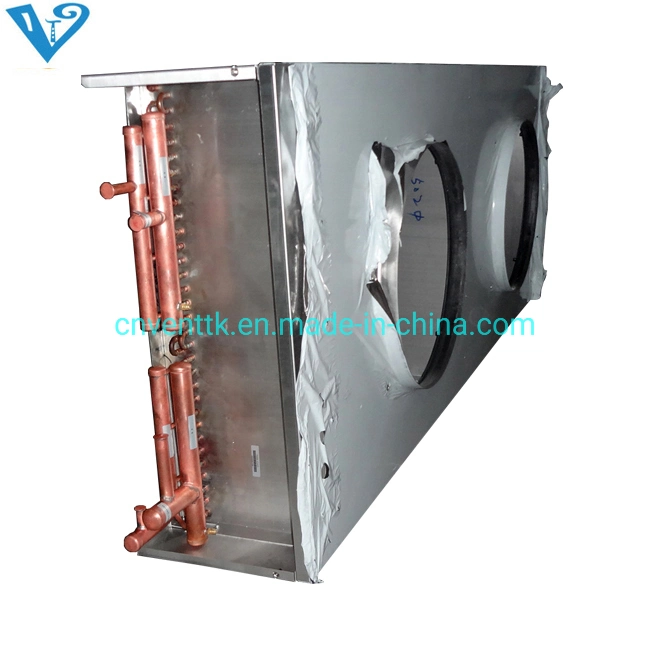 Copper-Nickel Tube Copper Fin Water Cooled Air Conditioner Condenser