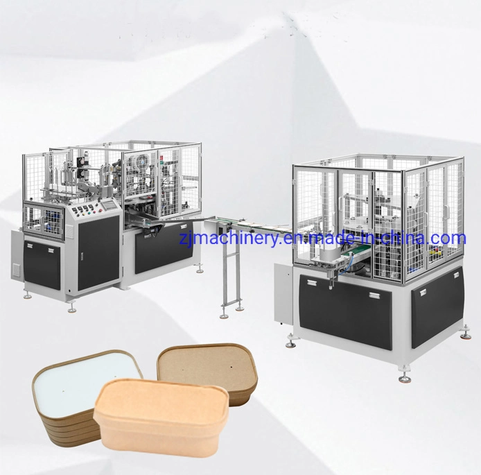 Automatic Rectangular Square Cover Stacking Machine Disposable Paper Lid Cover Stacking Machine