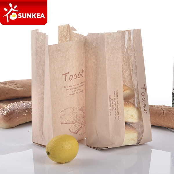 Wholeale Disposable Take Away Food Grade Customized Printing High quality/High cost performance  Fast Food Craft Paper Bag