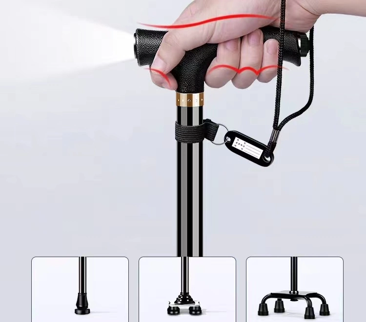 Black, Silver, Other Color Can Be Customized Indoor Brother Medical Mobile Cane