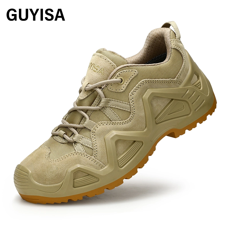 حذاء الأمان Guyisa European Standard Steel Toe Safety Shoes Hiking Fashion Light Safety Shoes
