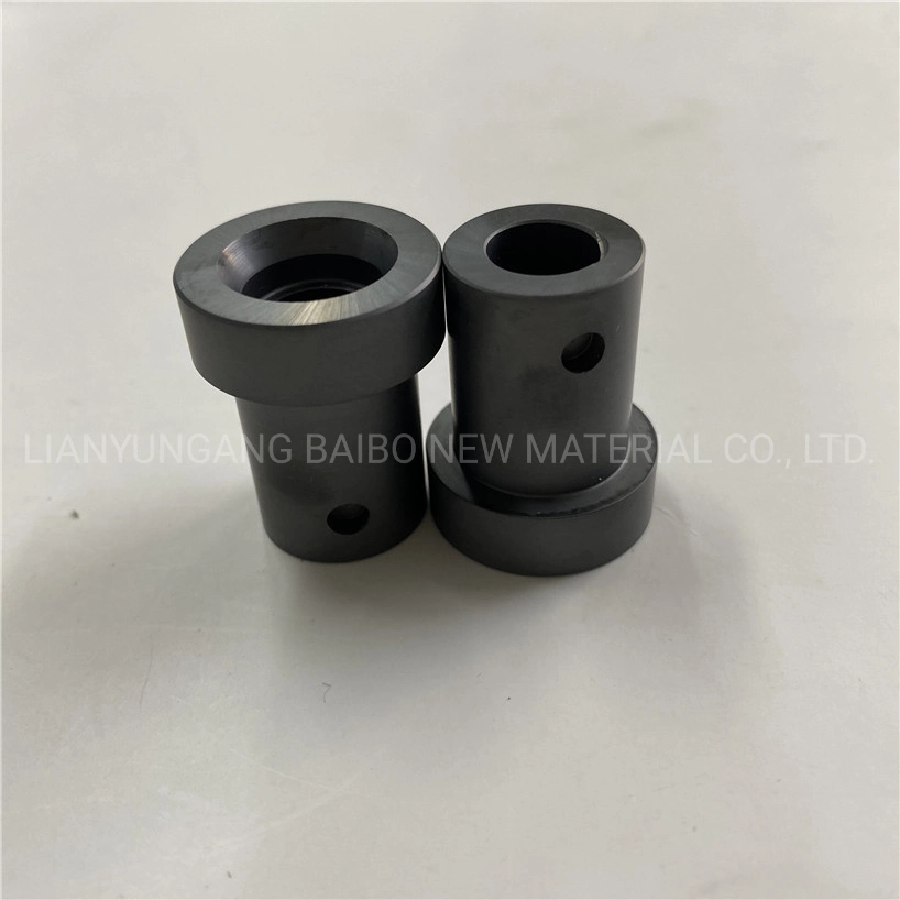 Customized Sintered Insulation Sic Special-Shaped Black Tube High Hardness Silicon Carbide Ceramic Irregular Part